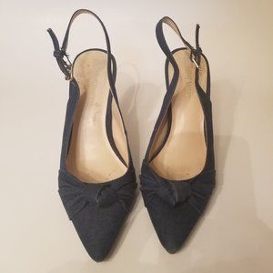 Nine West blue heels